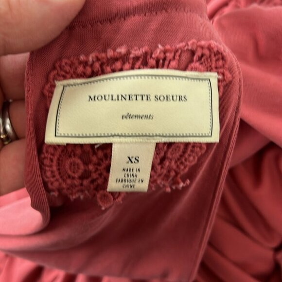 Anthropologie Moulinette Soeurs Eremita Dusty Rose-Coloured Loose Jumpsuit - Picture 13 of 15